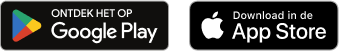 Google play/app store download buttons